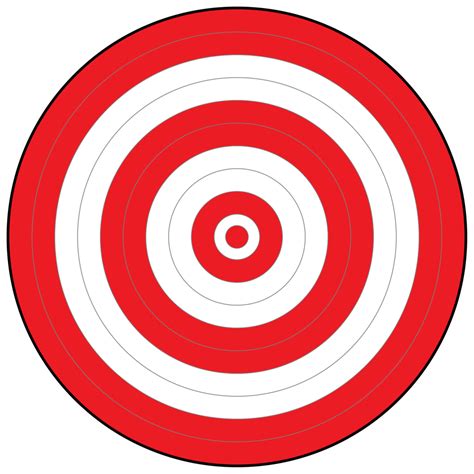 bullseye target printable